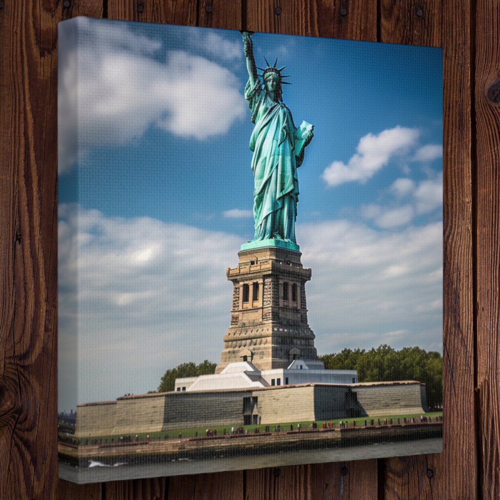 Liberty Illuminated: Statue of Liberty Wall Art Decor